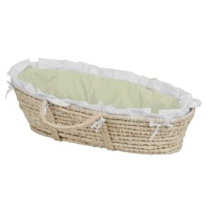 tadpoles organic palm leaf moses basket