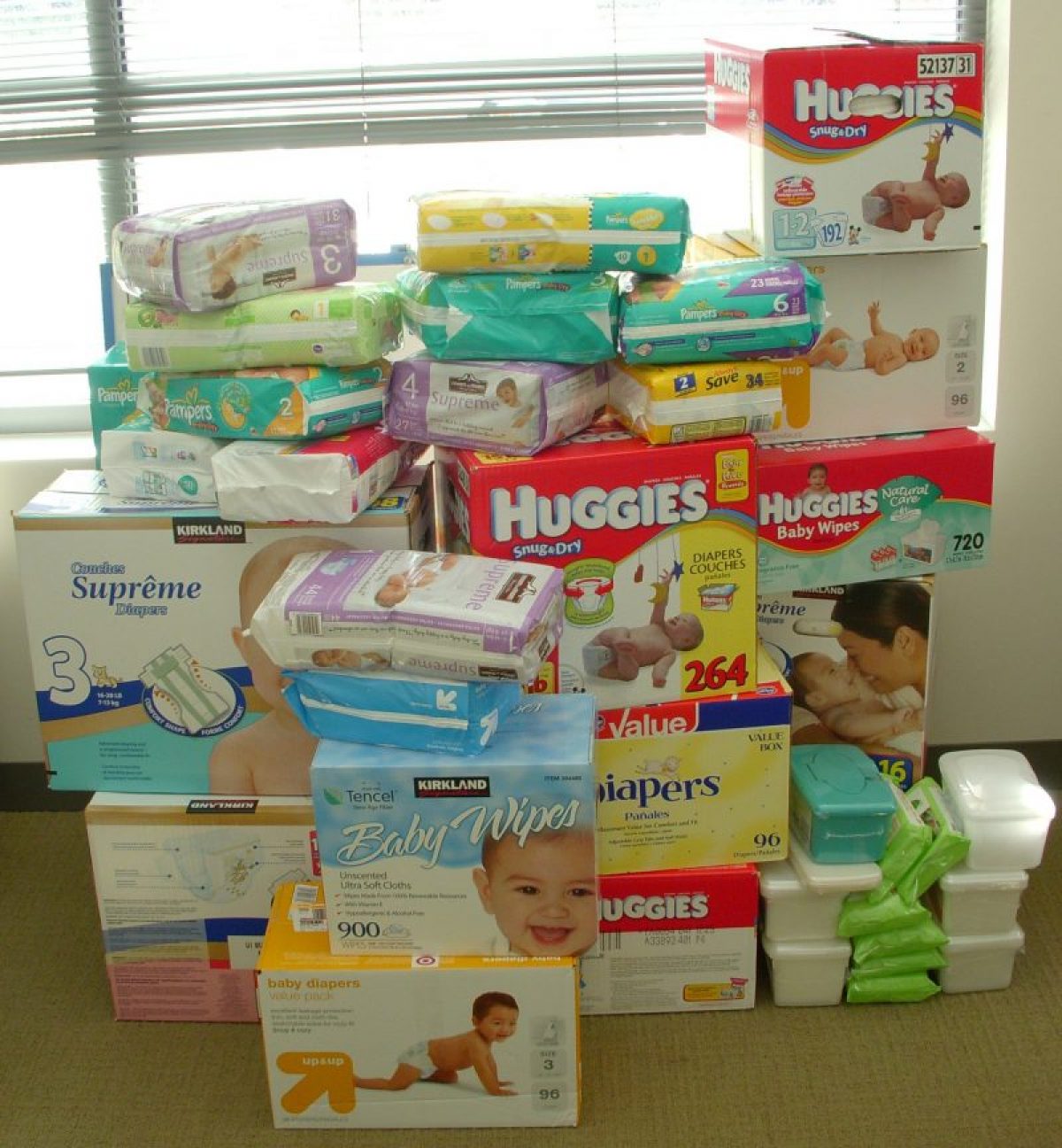 diaper and wipes