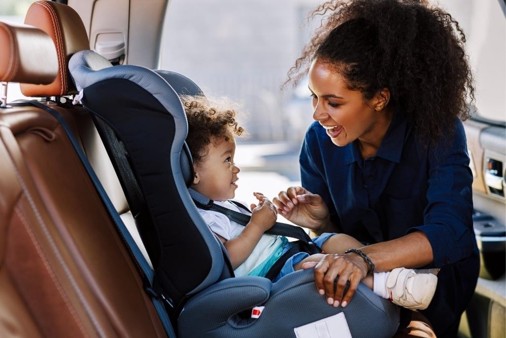 traveling with a newborn by car