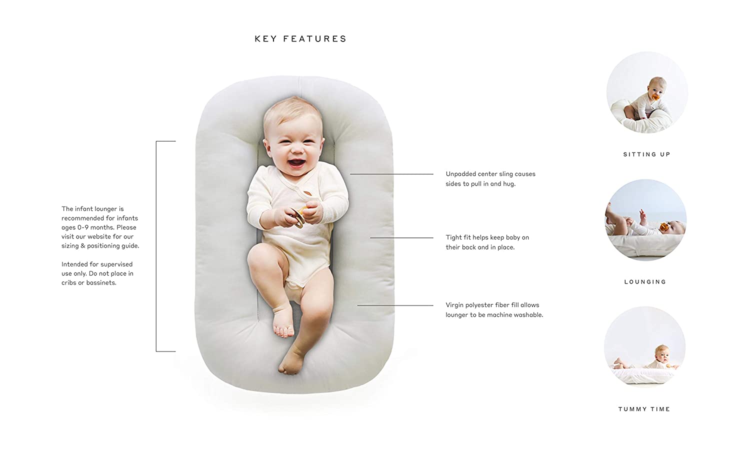 snuggle me organic age range