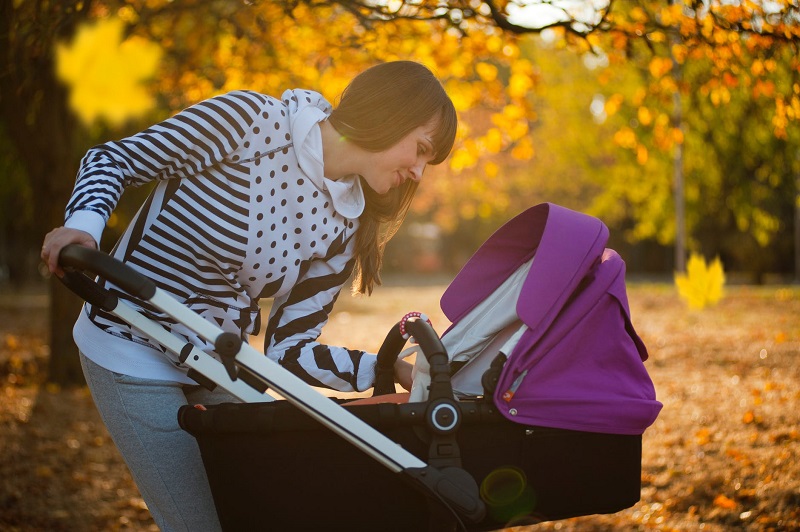 when can babies sit in a stroller without a car seat
