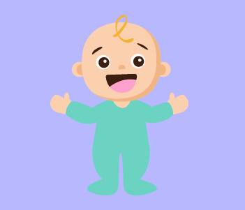 3.9-12 months old babies