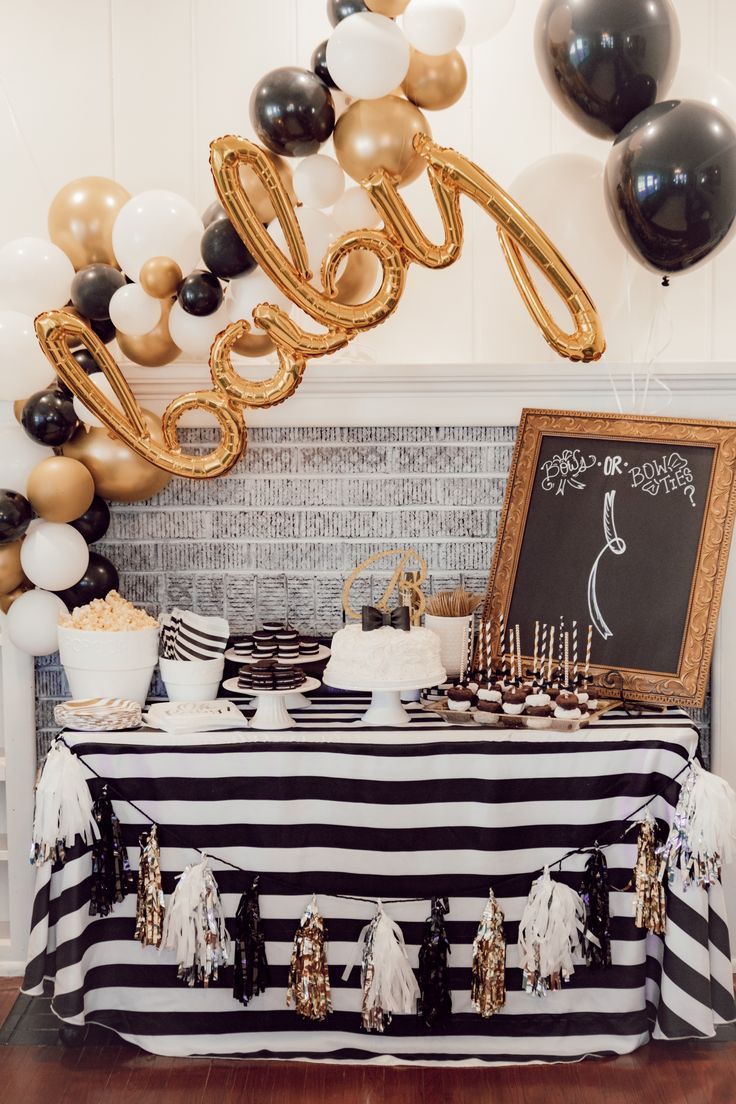 gold baby shower