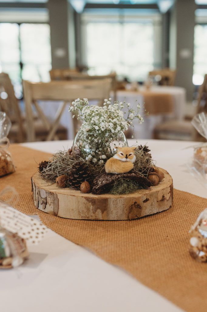 rustic centerpiece