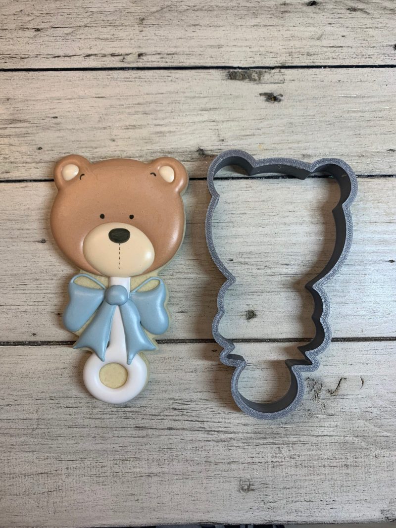 teddy bear rattle cookie
