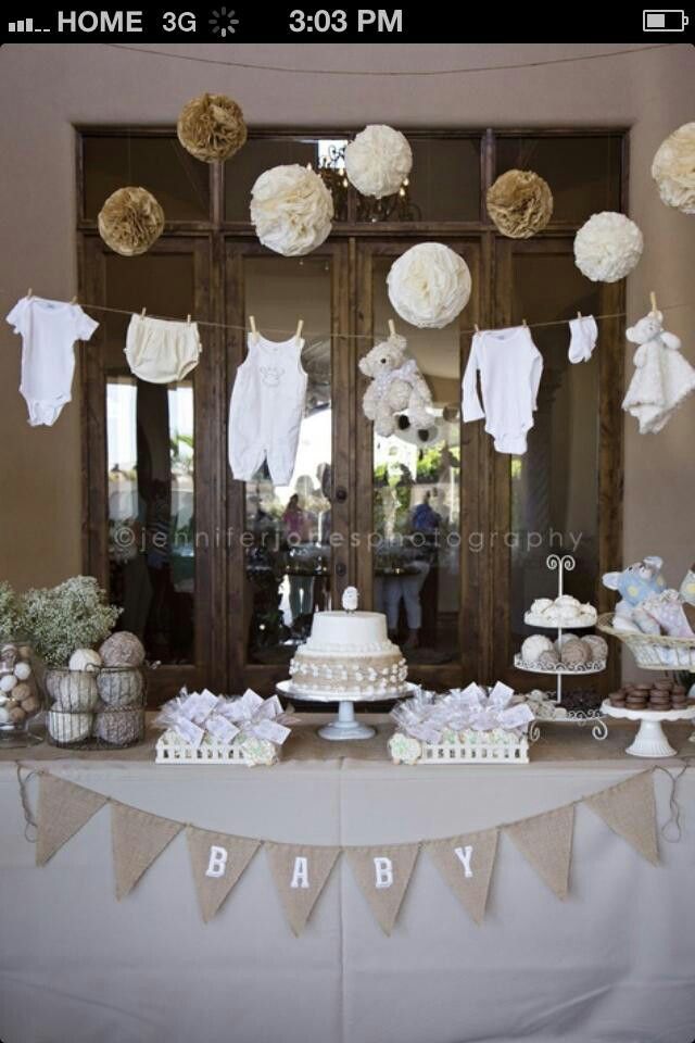 brown baby shower