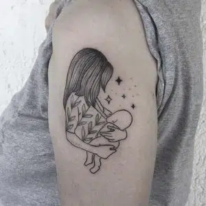 mother son tatoo