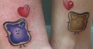peanut butter jelly tattoo