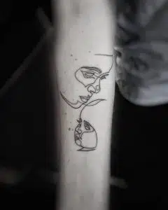 mother child tattoos