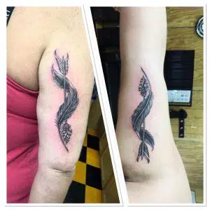 mother and son tattoos