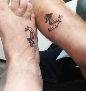 mother son tattoo