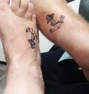 mother son tattoo