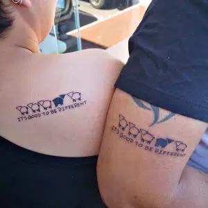 mother son tattoo