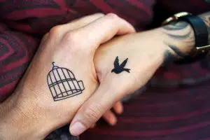 mother son tattoo